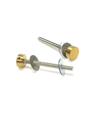 Aged Brass (304) 100mm Bolt Fixings for T Bar (2)