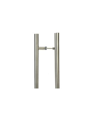 Satin SS (304) 100mm Back to Back Fixings for T Bar (2) - Offset