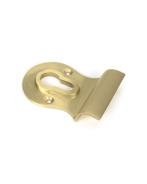 Satin Brass Euro Door Pull