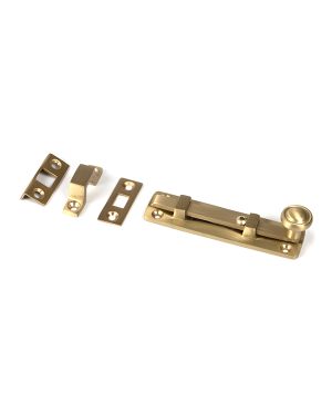 Satin Brass 4" Universal Bolt