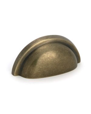 Burnished Brass Regency Concealed Drawer Pull