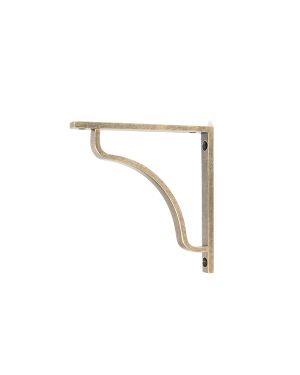 Burnished Brass Abingdon Shelf Bracket (150mm x 150mm)