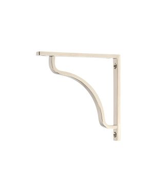 Polished Nickel Abingdon Shelf Bracket (150mm x 150mm)