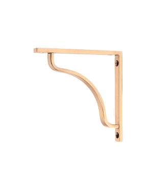Polished Bronze Abingdon Shelf Bracket (150mm x 150mm)