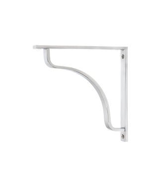 Polished Chrome Abingdon Shelf Bracket (200mm x 200mm)