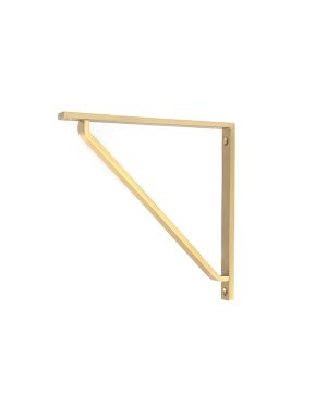 Satin Brass Barton Shelf Bracket (200mm x 200mm)