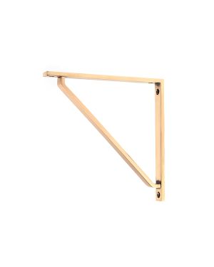 Polished Bronze Barton Shelf Bracket (200mm x 200mm)
