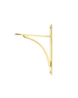 Polished Brass Apperley Shelf Bracket (260mm x 200mm)