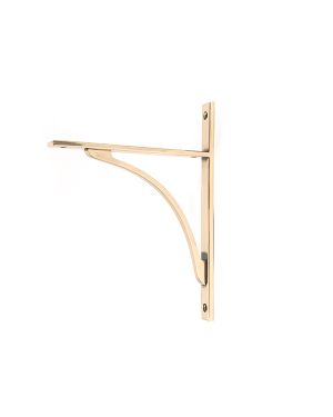 Polished Bronze Apperley Shelf Bracket (260mm x 200mm)