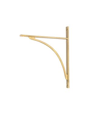 Satin Brass Apperley Shelf Bracket (314mm x 250mm)