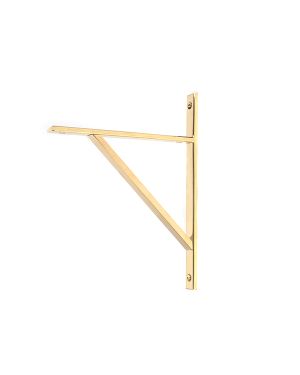 Polished Brass Chalfont Shelf Bracket (260mm x 200mm)