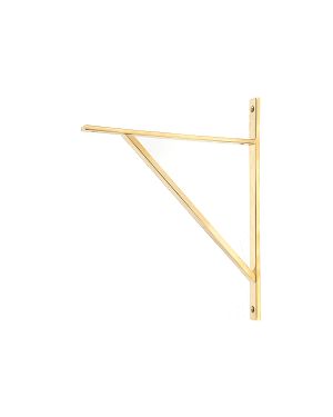 Polished Brass Chalfont Shelf Bracket (314mm x 250mm)