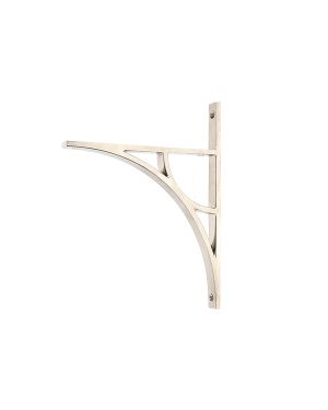Polished Nickel Tyne Shelf Bracket (260mm x 200mm)
