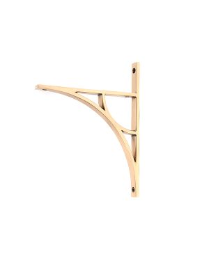 Polished Bronze Tyne Shelf Bracket (260mm x 200mm)