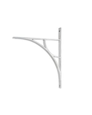 Satin Chrome Tyne Shelf Bracket (314mm x 250mm)