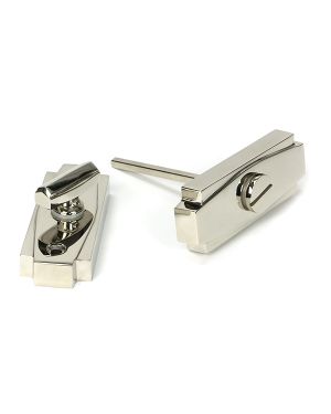 Polished Nickel Art Deco Thumbturn