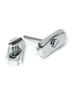 Polished Chrome Art Deco Thumbturn