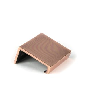 Polished Bronze 50mm Plain Edge Pull
