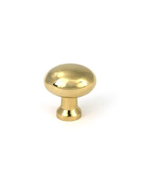Polished Brass Moore Cabinet Knob - 25mm
