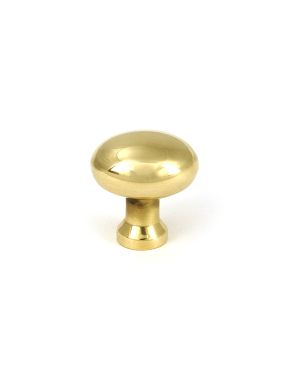 Aged Brass Moore Cabinet Knob - 25mm
