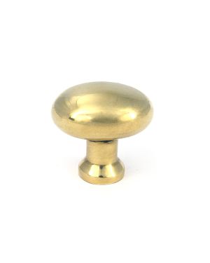 Aged Brass Moore Cabinet Knob - 32mm