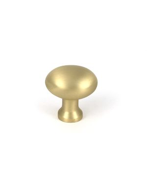 Satin Brass Moore Cabinet Knob - 25mm