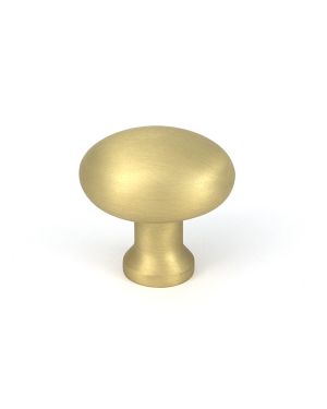 Satin Brass Moore Cabinet Knob - 32mm