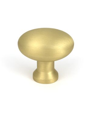Satin Brass Moore Cabinet Knob - 38mm