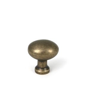 Burnished Brass Moore Cabinet Knob - 25mm