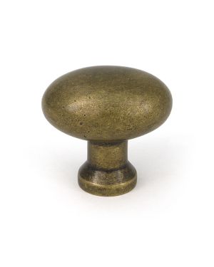 Burnished Brass Moore Cabinet Knob - 38mm