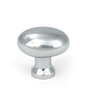 Polished Chrome Moore Cabinet Knob - 38mm