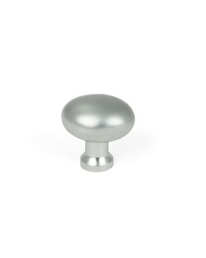 Satin Chrome Moore Cabinet Knob - 25mm