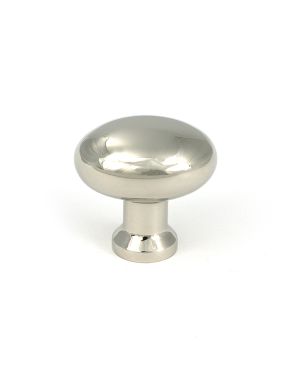Polished Nickel Moore Cabinet Knob - 32mm