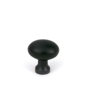 Matt Black Moore Cabinet Knob - 25mm