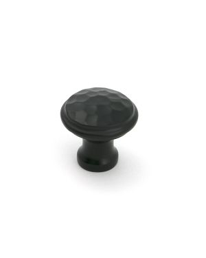 Aged Bronze Hammered Cabinet Knob - Small