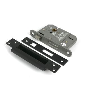 Aged Bronze 3" 5 Lever BS Sash Lock KA
