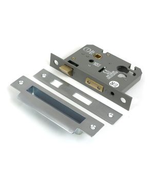 Satin Chrome 3" Euro Profile Sash Lock