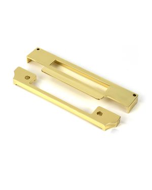 Polished Brass ½" Rebate Kit for Euro Sash Lock
