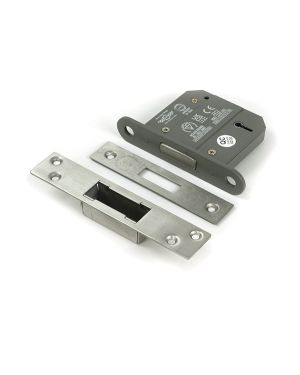 Satin Chrome 3" 5 Lever BS Dead Lock