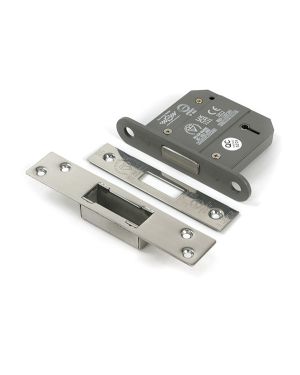 Polished Chrome 3" 5 Lever BS Dead Lock KA