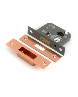 Polished Bronze 2½" Euro Profile Dead Lock