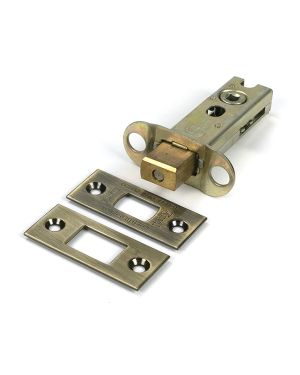 Aged Brass 3" Heavy Duty Tubular Deadbolt