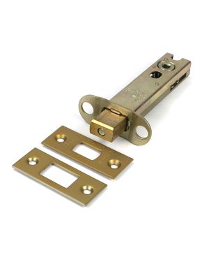 Satin Brass 4" Heavy Duty Tubular Deadbolt