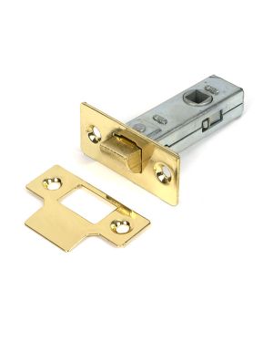 Polished Brass 2½" Tubular Mortice Latch