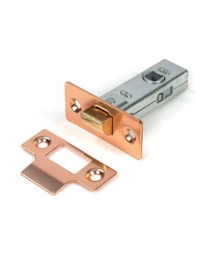 Polished Bronze 2½" Tubular Mortice Latch