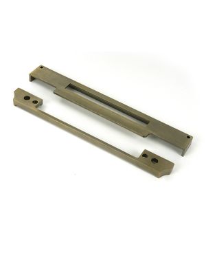 Aged Brass ½" Rebate Kit for Euro Din Sash Lock