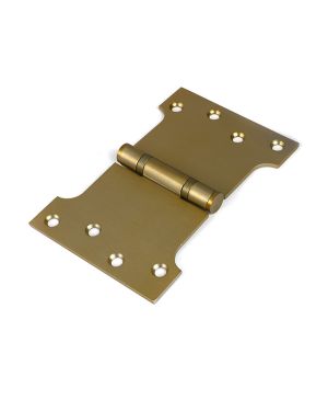 Satin Brass 4" x 4" x 6" Parliament Hinge (pair) ss
