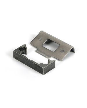 Pewter ½" Rebate Kit for Tubular Mortice Latch
