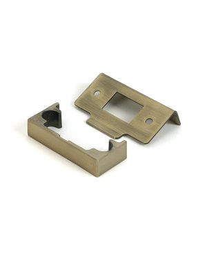 Aged Brass ½" Rebate Kit for Tubular Mortice Latch