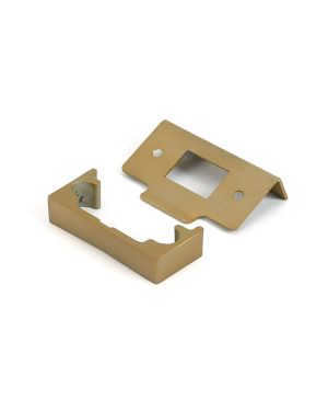 Satin Brass ½" Rebate Kit for Tubular Mortice Latch